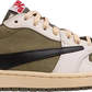 AIR JORDAN x TRAVIS SCOTT - Nike Air Jordan 1 Low OG SP Medium Olive x Travis Scott Sneakers (Spring 2025)