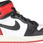NIKE x AIR JORDAN - Nike Air Jordan 1 High OG Black Toe Reimagined Sneakers (October 2024)