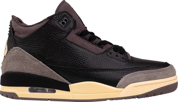 AIR JORDAN x A MA MANIÉRE - Nike Air Jordan 3 Retro OG SP Black Violet Ore x A Ma Maniére Sneakers (Women) (July 2024)