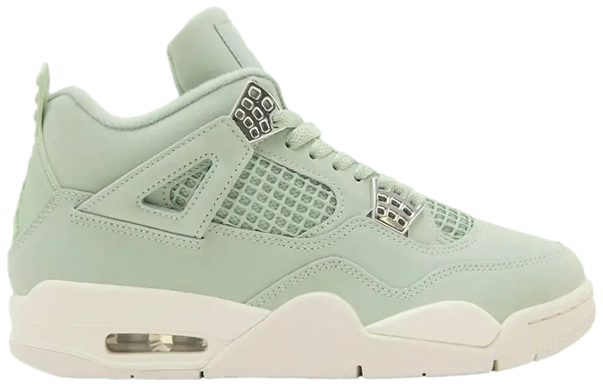 NIKE x AIR JORDAN - Nike Air Jordan 4 Retro Seafoam Sail Sneakers (Women) (March 2025)