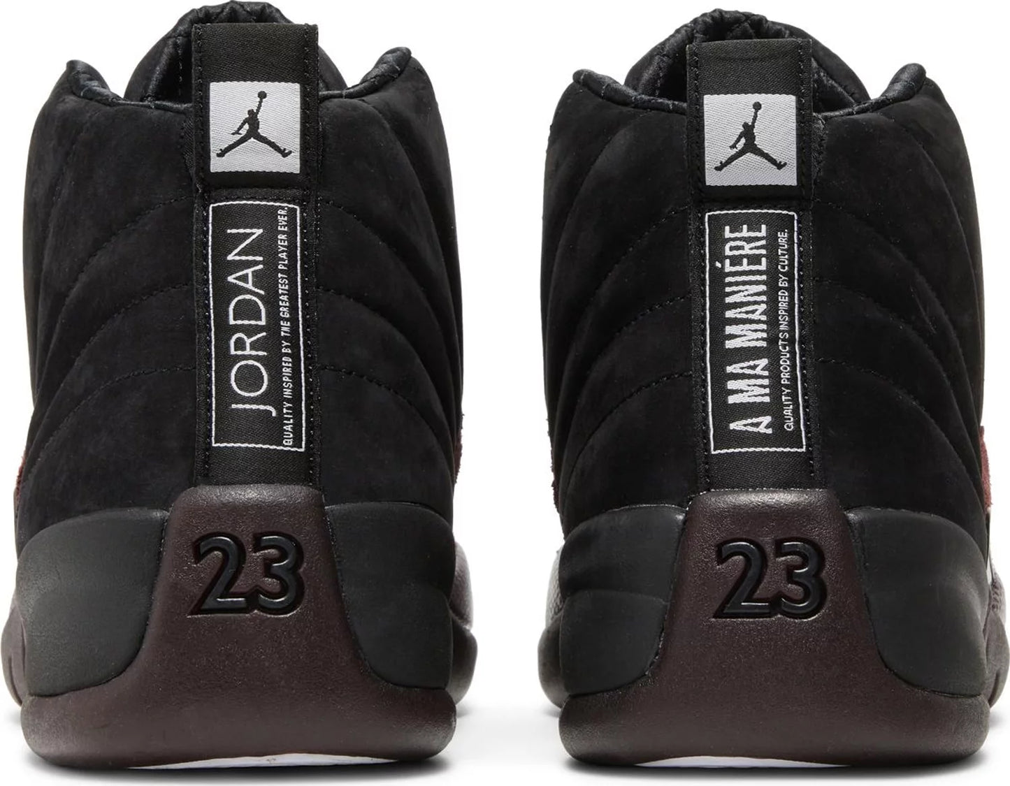 AIR JORDAN x A MA MANIÉRE - Nike Air Jordan 12 Retro Black x A Ma Maniére Sneakers