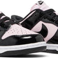 NIKE - Nike Dunk Low Pink Foam Black Sneakers (Women)
