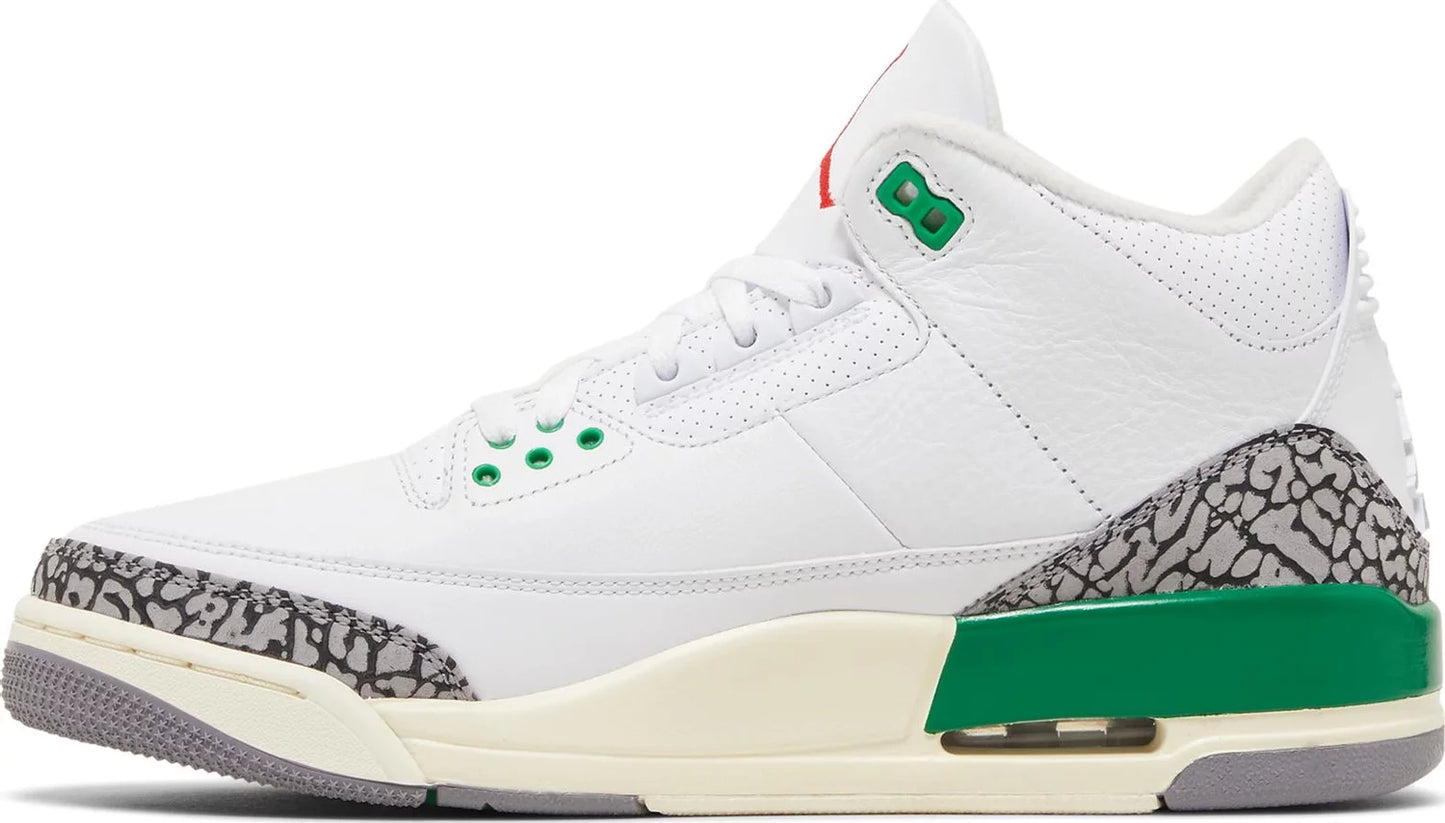 NIKE x AIR JORDAN - Nike Air Jordan 3 Retro Lucky Green Sneakers (Women)