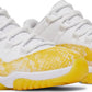 NIKE x AIR JORDAN - Nike Air Jordan 11 Retro Low Yellow Snakeskin Sneakers (Women)