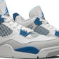NIKE x AIR JORDAN - Nike Air Jordan 4 Retro Military Blue Sneakers (2012 - Nike Air Version)