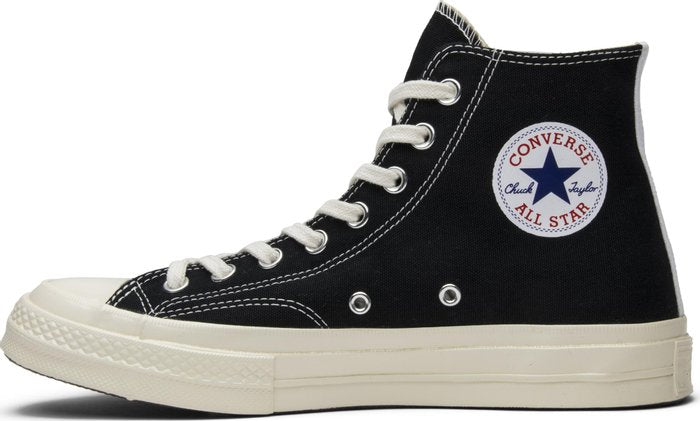 Converse x CDG PLAY - Converse Chuck Taylor All-Star 70 Hi Black x COMME des GARCON x PLAY Sneakers