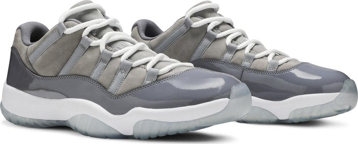 NIKE x AIR JORDAN - Nike Air Jordan 11 Retro Low Cool Grey Sneakers