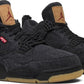 NIKE x AIR JORDAN - Nike Air Jordan 4 Retro Black Denim x Levi's Sneakers (Levi's Tag)