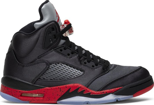 NIKE x AIR JORDAN - Nike Air Jordan 5 Retro Satin Bred Sneakers