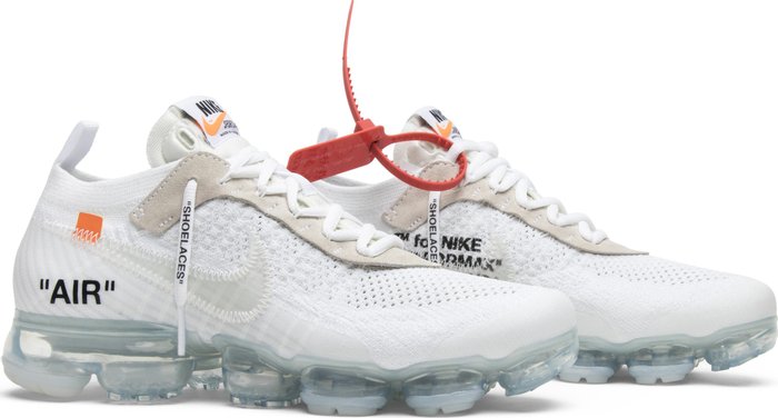 NIKE x OFF-WHITE - Nike Air VaporMax Flyknit Part 2 White x Off-White Sneakers