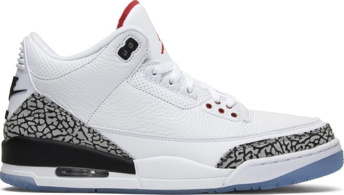 NIKE x AIR JORDAN - Nike Air Jordan 3 Retro NRG Free Throw Line White Cement Sneakers