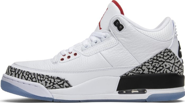 NIKE x AIR JORDAN - Nike Air Jordan 3 Retro NRG Free Throw Line White Cement Sneakers