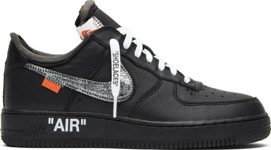 NIKE x OFF-WHITE - Nike Air Force 1 Low "07 Virgil x MoMa" x Off-White Sneakers (No Socks)