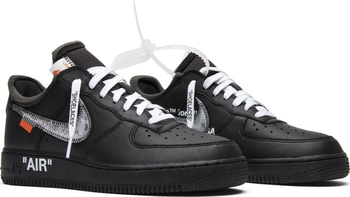 NIKE x OFF-WHITE - Nike Air Force 1 Low "07 Virgil x MoMa" x Off-White Sneakers (No Socks)