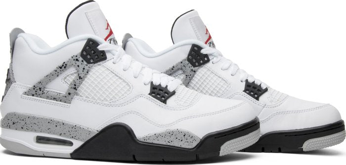 NIKE x AIR JORDAN - Nike Air Jordan 4 Retro OG White Cement Sneakers (2016)