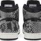 NIKE x AIR JORDAN - Nike Air Jordan 1 Retro High Black Snake Sneakers (Women)