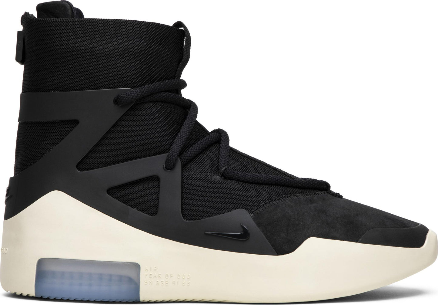 NIKE x FEAR OF GOD - Nike Air FEAR OF GOD 1 Black Sneakers