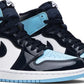 NIKE x AIR JORDAN - Nike Air Jordan 1 Retro High OG UNC/Blue Chill Patent Sneakers (Women)