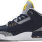 NIKE x AIR JORDAN - Nike Air Jordan 3 Retro Michigan Wolverines PE Sneakers