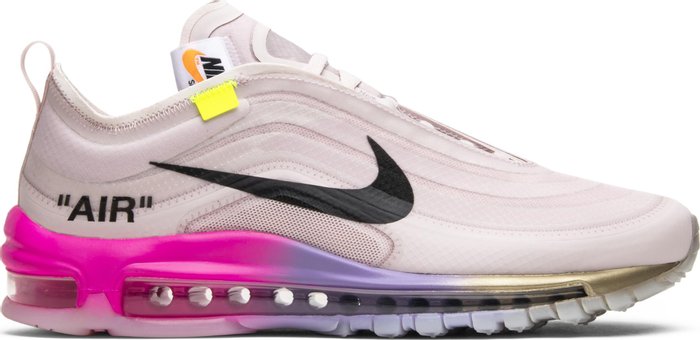 NIKE x OFF-WHITE - Nike Air Max 97 OG Queen Serena Williams Elemental Rose x Off-White Sneakers