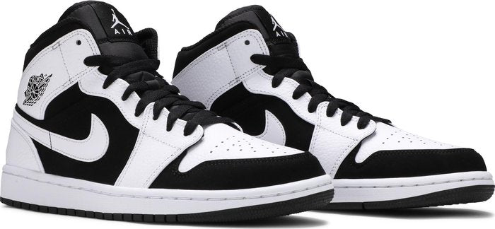 NIKE x AIR JORDAN - Nike Air Jordan 1 Mid Tuxedo Sneakers