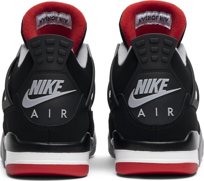 NIKE x AIR JORDAN - Nike Air Jordan 4 Retro OG Bred Sneakers (2019)