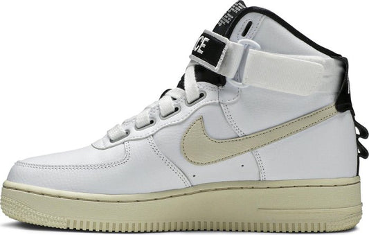 NIKE - Nike Air Force 1 High Utility White Light Cream Sneakers (Women)