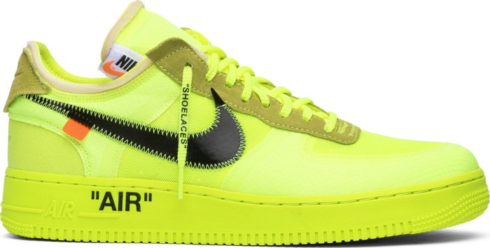 NIKE x OFF-WHITE - Nike Air Force 1 Low Volt x Off-White Sneakers