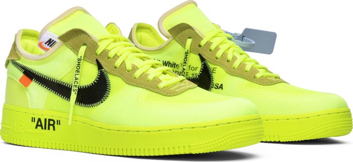 NIKE x OFF-WHITE - Nike Air Force 1 Low Volt x Off-White Sneakers