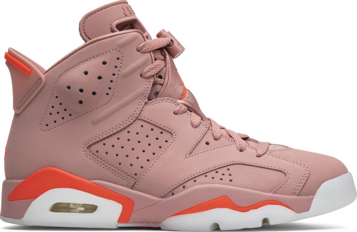 NIKE x AIR JORDAN - Nike Air Jordan 6 Retro Millennial Pink x Aleali May Sneakers (Women)