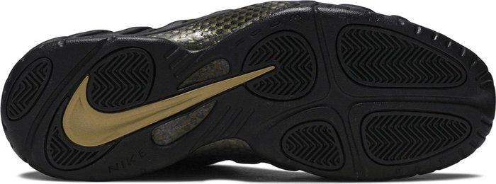 NIKE - Nike Air Foamposite Pro Black Metallic Gold Sneakers