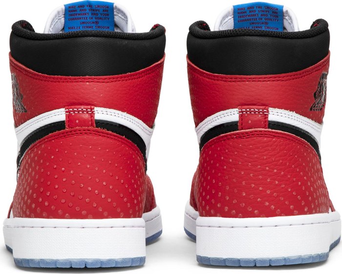 NIKE x AIR JORDAN - Nike Air Jordan 1 Retro High OG Spider-Man Origin Story Sneakers