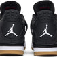 NIKE x AIR JORDAN - Nike Air Jordan 4 Retro Laser Black Gum Sneakers