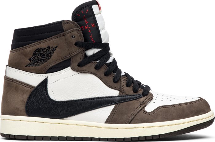 AIR JORDAN x TRAVIS SCOTT - Nike Air Jordan 1 Retro High OG TS SP Mocha x Travis Scott Sneakers