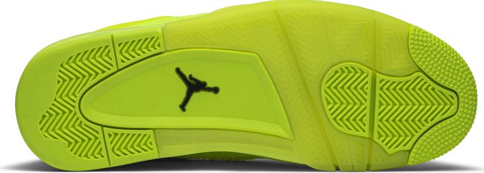 NIKE x AIR JORDAN - Nike Air Jordan 4 Retro Flyknit Volt Sneakers