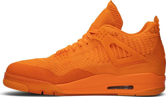 NIKE x AIR JORDAN - Nike Air Jordan 4 Retro Flyknit Total Orange Sneakers