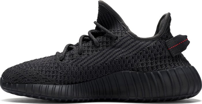 ADIDAS X YEEZY - Adidas YEEZY Boost 350 V2 Static Black Sneakers (Non-Reflective)