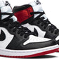 NIKE x AIR JORDAN - Nike Air Jordan 1 Retro High Satin Black Toe Sneakers (Women)
