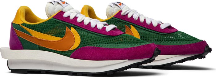 NIKE x SACAI - Nike LDWaffle Pine Green x Sacai Sneakers