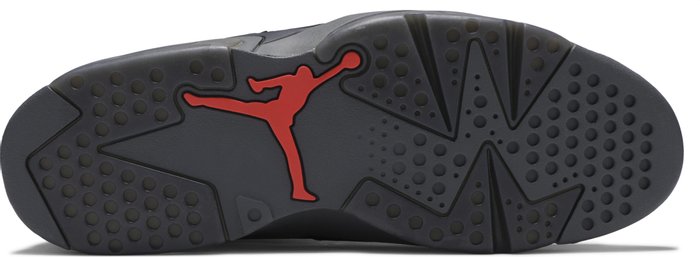 NIKE x AIR JORDAN - Nike Air Jordan 6 Retro Iron Grey x Paris Saint-Germain Sneakers