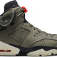 AIR JORDAN x TRAVIS SCOTT - Nike Air Jordan 6 Retro Cactus Jack Olive x Travis Scott Sneakers