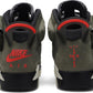 AIR JORDAN x TRAVIS SCOTT - Nike Air Jordan 6 Retro Cactus Jack Olive x Travis Scott Sneakers