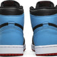 NIKE x AIR JORDAN - Nike Air Jordan 1 Retro High OG UNC To Chicago Leather Sneakers (Women)