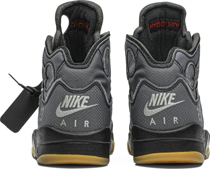 AIR JORDAN x OFF-WHITE- Nike Air Jordan 5 Retro SP Muslin x Off-White Sneakers