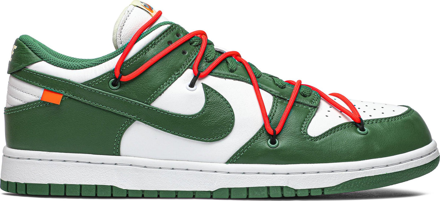 NIKE x OFF-WHITE - Nike Dunk Low Pine Green x Off-White Sneakers