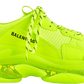 BALENCIAGA - BALENCIAGA Triple S Fluo Yellow Sneakers