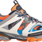 BALENCIAGA - BALENCIAGA Track Trainer Orange Blue Grey Sneakers