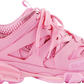 BALENCIAGA - BALENCIAGA Track Trainer Pink Sneakers (Women)