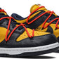 NIKE x OFF-WHITE - Nike Dunk Low University Gold Midnight Navy x Off-White Sneakers