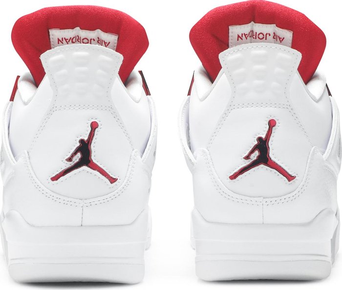 NIKE x AIR JORDAN - Nike Air Jordan 4 Retro Metallic Red Sneakers